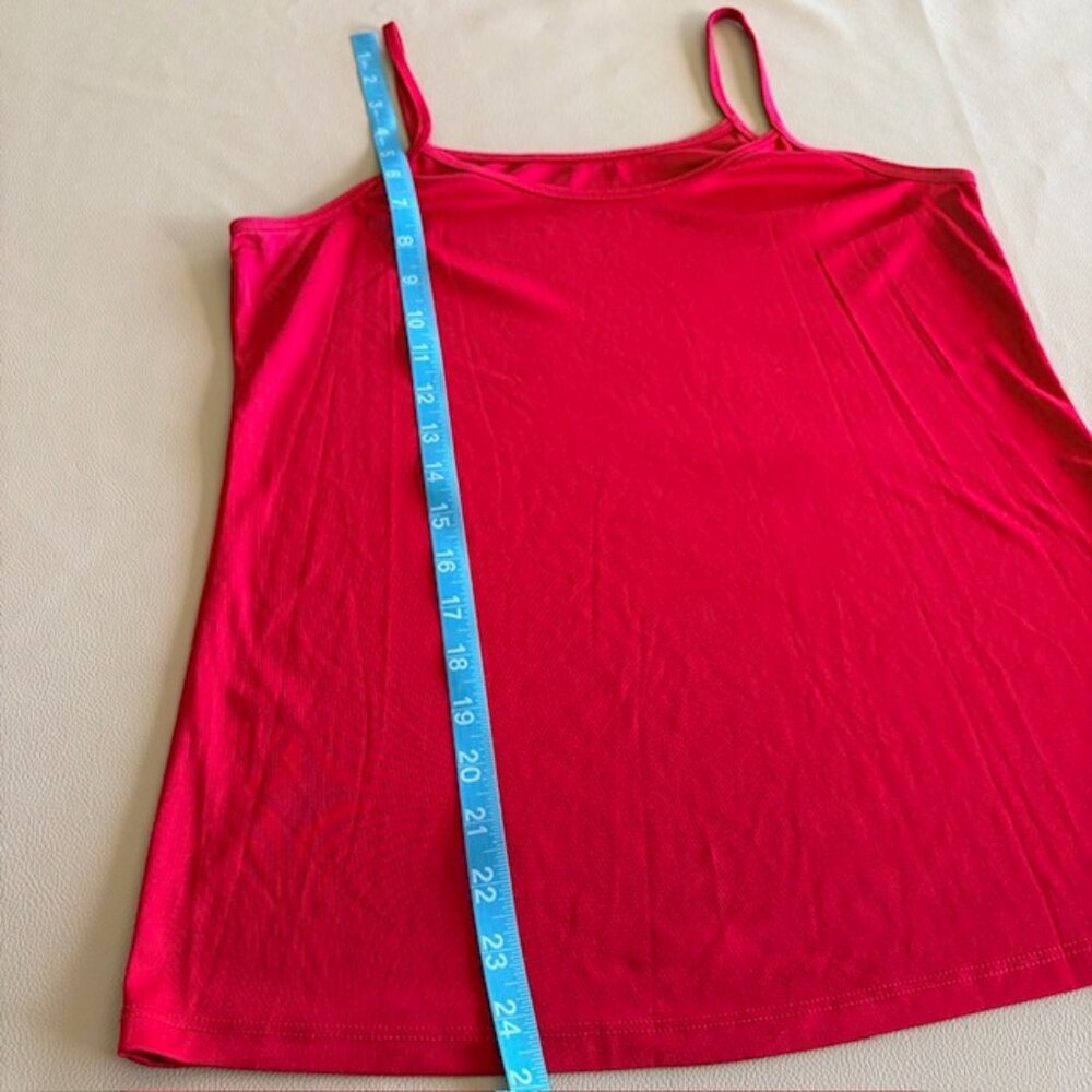 Figueroa & Flower Semi Sheer Womens XL Boho Tunic Blouse Buttons V Neck Camisole - Picture 10 of 11